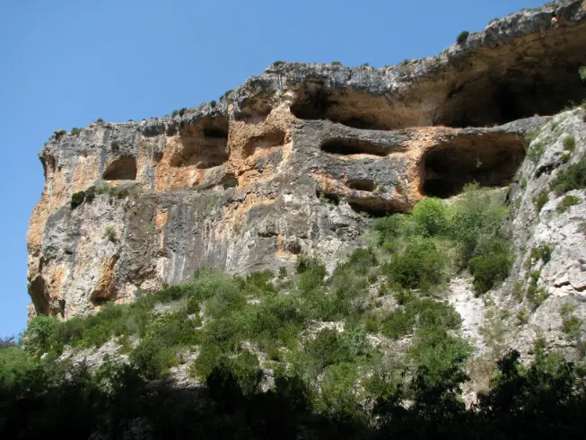 Cuevas en el barranco del Rio Vero