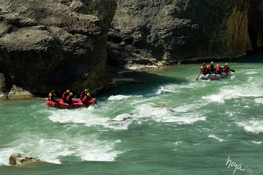 Rafting en aguas bravas